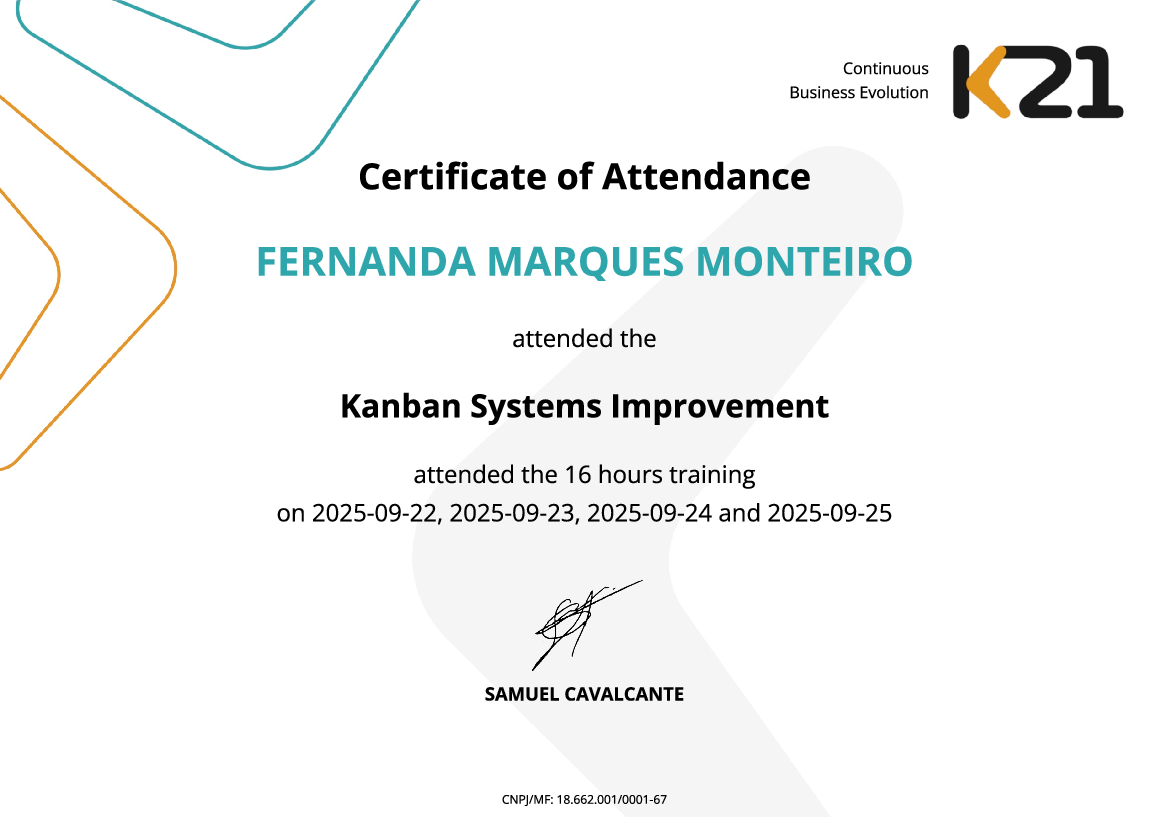 Certificado K21